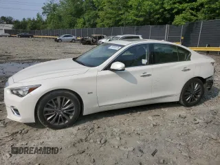 2019 Infiniti Q50 Luxe с VIN JN1EV7AP1KM512411, выставлен на аукционе Copart как лот 59749125 с пробегом 83 347 миль миль и Списание • Salvage title. История ставок и продаж доступна на DreamBid. Изображение 1.