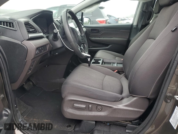 2020 Honda Odyssey EX with VIN 5FNRL6H5XLB069852, listed as a Copart auction lot 61553585 with 34,189 mi miles and Salvage title. Bid and sale history available at DreamBid. Image 7.