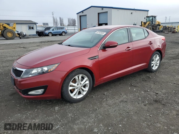 2012 Kia Optima EX with VIN 5XXGN4A74CG062510, listed as a Copart auction lot 50782655 with 119,739 mi miles and Clean Title. Bid and sale history available at carsss.com. Image 1.