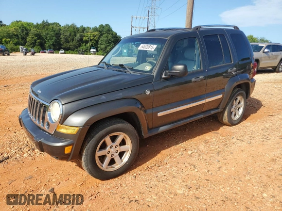 2006 Jeep Liberty Limited with VIN 1J8GL58K86W155922, listed as a Copart auction lot 64620815 with 130,149 mi miles and Salvage title. Bid and sale history available at DreamBid. Image 1.