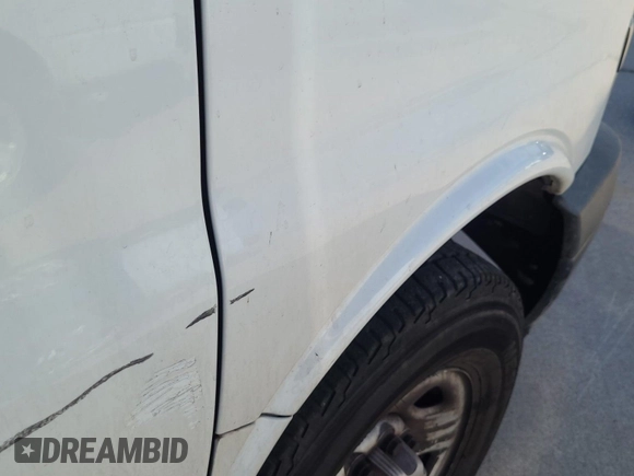 2019 Chevrolet Express Cargo with VIN 1GCWGAFG2K1328176, listed as a IAAI auction lot 42621284 with 97,123 mi miles and . Bid and sale history available at DreamBid. Image 13.