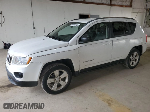 2012 Jeep Compass Sport with VIN 1C4NJDBB3CD522739, listed as a Copart auction lot 50993045 with 124,799 mi miles and Clean Title. Bid and sale history available at carsss.com. Image 1.