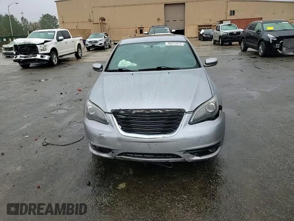 2013 Chrysler 200 Limited with VIN 1C3CCBCG7DN600889, listed as a Copart auction lot 46275575 with 124,263 mi miles and Salvage Title. Bid and sale history available at carsss.com. Image 10.