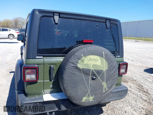 2021 Jeep Wrangler Unlimited Sport S with VIN 1C4HJXDG5MW804748, listed as a IAAI auction lot 41878895 with 35,839 mi miles and . Bid and sale history available at DreamBid. Image 16.