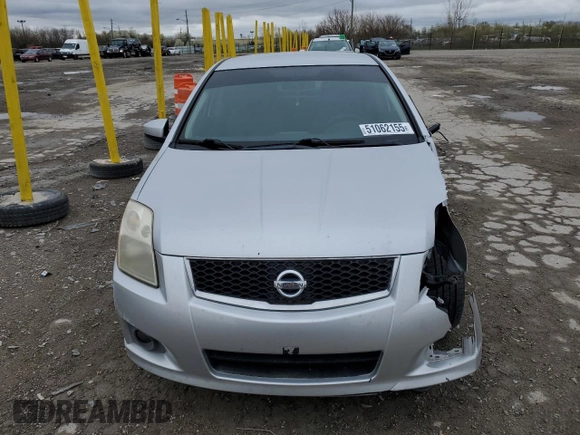 2009 Nissan Sentra FE+ with VIN 3N1AB61EX9L659069, listed as a Copart auction lot 51062155 with 185,841 mi miles and Salvage Title. Bid and sale history available at DreamBid. Image 5.