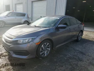 2016 Honda Civic Sedan EX with VIN 19XFC2F75GE042568, listed as a Copart auction lot 51564915 with 166,152 mi miles and Salvage Title. Bid and sale history available at carsss.com. Image 1.
