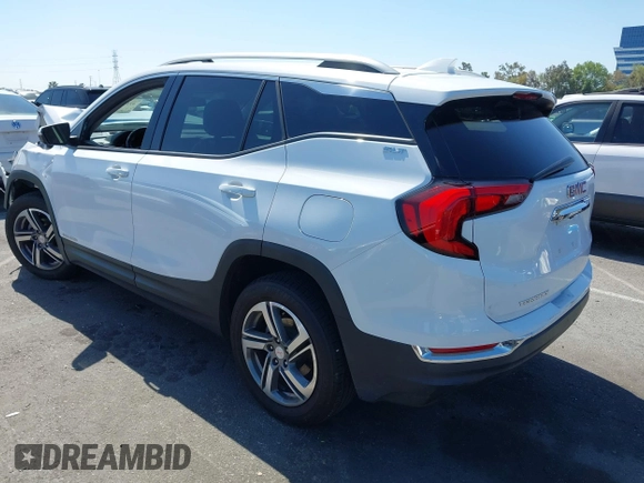 2020 GMC Terrain SLT with VIN 3GKALPEV9LL123025, listed as a IAAI auction lot 42183757 with 72,582 mi miles and . Bid and sale history available at DreamBid. Image 3.