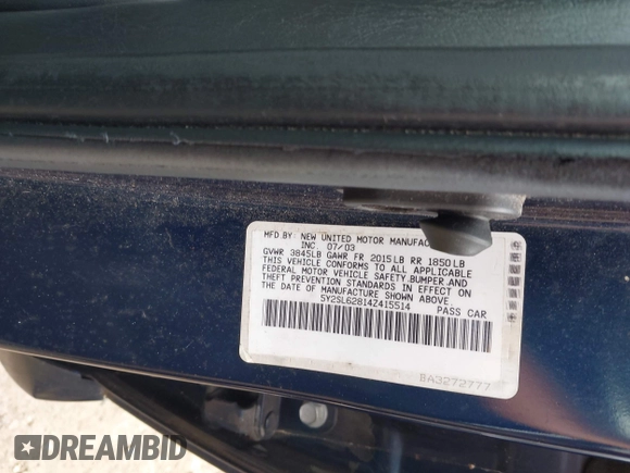 2004 Pontiac Vibe с VIN 5Y2SL62814Z415514, выставлен на аукционе IAAI как лот 42452008 с пробегом 253 219 миль миль и . История ставок и продаж доступна на DreamBid. Изображение 9.