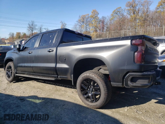 2024 Chevrolet Silverado 1500 RST with VIN 1GCUDEED5RZ158664, listed as a Copart auction lot 82283554 with 15,493 mi miles and Salvage Title. Bid and sale history available at carsss.com. Image 2.
