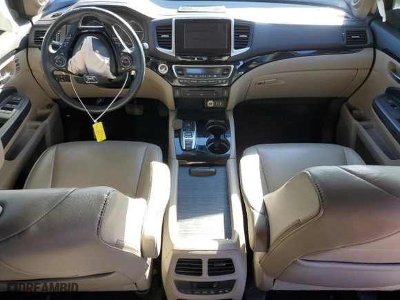 2017 Honda Pilot Touring with VIN 5FNYF5H96HB014922, listed as a Copart auction lot 47307045 with 123,101 mi miles and Salvage Title. Bid and sale history available at carsss.com. Image 8.