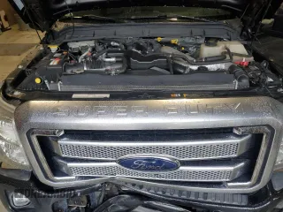 2013 Ford F-250 XL z VIN 1FT7W2BT8DEB61012, wystawiony jako Copart lot #56889875 z przebiegiem 27 188 mil mil oraz Szkoda całkowita • Salvage title. Historia ofert i sprzedaży dostępna na DreamBid. Obrazek 11.