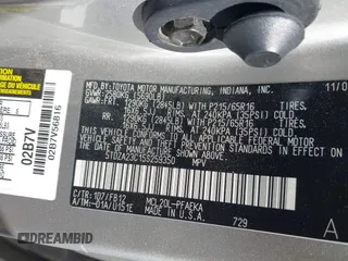2005 Toyota Sienna CE with VIN 5TDZA23C15S259350, listed as a IAAI auction lot 42224523 with 223,281 mi miles and . Bid and sale history available at DreamBid. Image 9.