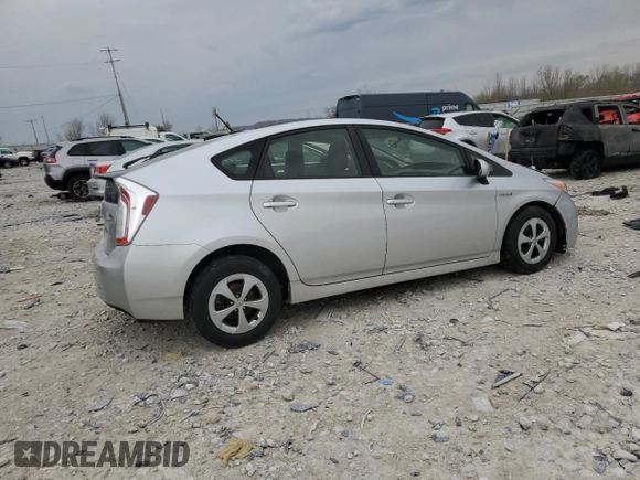 2013 Toyota Prius One with VIN JTDKN3DU4D5630332, listed as a Copart auction lot 53988125 with 124,869 mi miles and Clean Title. Bid and sale history available at DreamBid. Image 3.