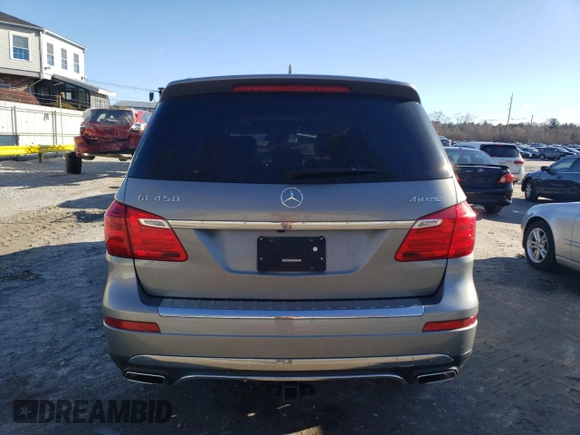 2016 Mercedes-Benz GL with VIN 4JGDF6EE5GA622598, listed as a Copart auction lot 87052054 with 53,718 mi miles and Salvage Title. Bid and sale history available at carsss.com. Image 6.