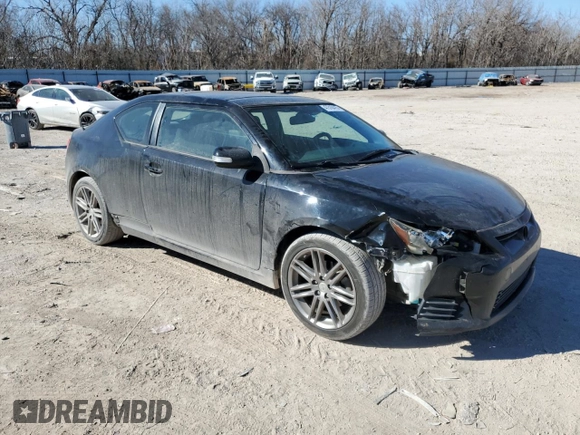 2012 Scion tC with VIN JTKJF5C70C3037179, listed as a Copart auction lot 47310415 with 102,424 mi miles and Salvage Title. Bid and sale history available at carsss.com. Image 4.