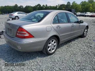 2004 Mercedes-Benz C 240 with VIN WDBRF61J44A551739, listed as a Copart auction lot 55145435 with 82,864 mi miles and Salvage title. Bid and sale history available at DreamBid. Image 3.