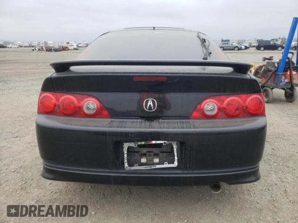 2006 Acura RSX with VIN JH4DC54876S019646, listed as a Copart auction lot 74335304 with Not Provided miles and Clean Title. Bid and sale history available at carsss.com. Image 6.