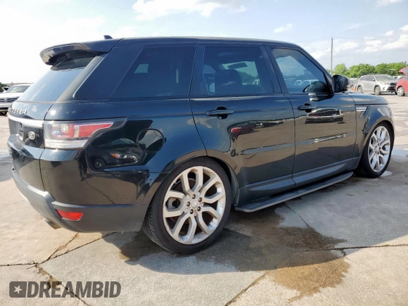 2016 Land Rover Range Rover Sport V6 HSE with VIN SALWR2PF9GA106515, listed as a Copart auction lot 53303535 with 137,465 mi miles and Clean Title. Bid and sale history available at carsss.com. Image 3.