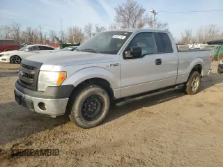 2014 Ford F-150 XL with VIN 1FTEX1CM4EFB02394, listed as a Copart auction lot 48391195 with 210,159 mi miles and Clean Title. Bid and sale history available at carsss.com. Image 1.