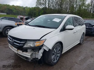 2015 Honda Odyssey Touring Elite with VIN 5FNRL5H98FB076428, listed as a IAAI auction lot 41998339 with 114,573 mi miles. Bid and sale history available at carsss.com. Image 17.