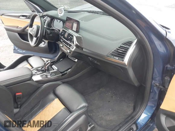 2020 BMW X3 M Competition z VIN 5YMTS0C03L9B74349, wystawiony jako IAAI lot #42532945 z przebiegiem 41 604 mil mil oraz . Historia ofert i sprzedaży dostępna na DreamBid. Obrazek 5.