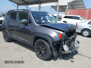 2018 Jeep Renegade Latitude with VIN ZACCJABB7JPH71582, listed as a IAAI auction lot 42761431 with 85,743 mi miles and . Bid and sale history available at DreamBid. Image 1.