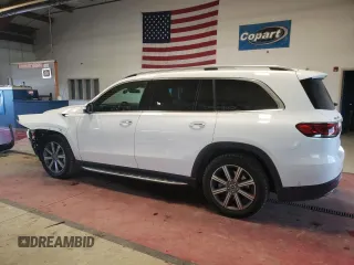 2020 Mercedes-Benz GLS with VIN 4JGFF5KE6LA125903, listed as a Copart auction lot 44027823 with 22,756 mi miles. Bid and sale history available at carsss.com. Image 2.