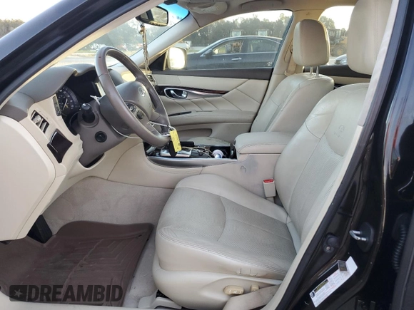 2011 Infiniti M37 with VIN JN1BY1ARXBM375154, listed as a Copart auction lot 77981324 with 124,931 mi miles and Salvage Title. Bid and sale history available at carsss.com. Image 7.