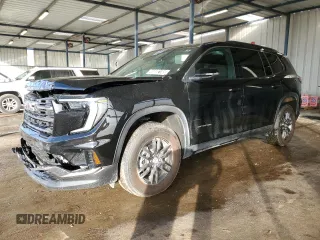 2025 GMC Acadia AWD Elevation z VIN 1GKENNRS0SJ147963, wystawiony jako Copart lot #46692185 z przebiegiem 2767 mil mil oraz Czysty tytuł • Clean title. Historia ofert i sprzedaży dostępna na DreamBid. Obrazek 1.
