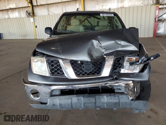 2005 Nissan Frontier SE with VIN 1N6AD06U85C440652, listed as a Copart auction lot 66146454 with 219,061 mi miles and Salvage title. Bid and sale history available at DreamBid. Image 5.