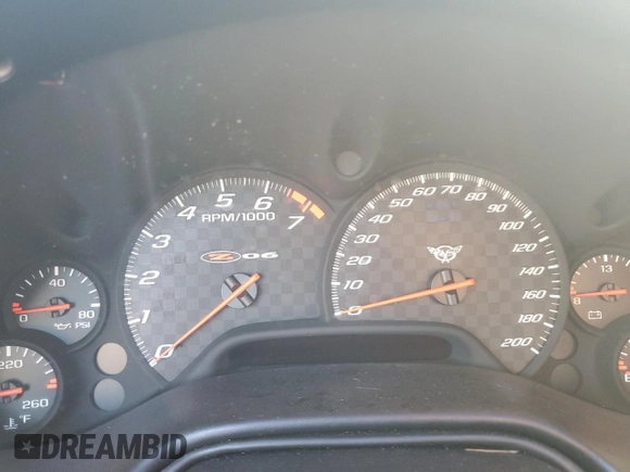 2002 Chevrolet Corvette Z06 with VIN 1G1YY12S525108001, listed as a Copart auction lot 88237615 with 0 mi miles and Salvage Title. Bid and sale history available at carsss.com. Image 9.