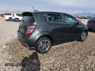 2017 Chevrolet Sonic LT with VIN 1G1JD6SB8H4104808, listed as a Copart auction lot 43740025 with 76,731 mi miles and Salvage Title. Bid and sale history available at carsss.com. Image 3.