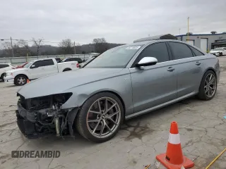 2013 Audi S6 Prestige with VIN WAUJ2AFC1DN107179, listed as a Copart auction lot 88219025 with 129,161 mi miles and Salvage Title. Bid and sale history available at carsss.com. Image 1.