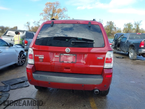 2010 Mercury Mariner Premier with VIN 4M2CN9HG5AKJ06111, listed as a IAAI auction lot 40740774 with 98,607 mi miles and . Bid and sale history available at DreamBid. Image 16.