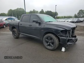 2018 Ram 1500 Big Horn z VIN 1C6RR7LT0JS338555, wystawiony jako Copart lot #62467725 z przebiegiem 102 212 mil mil oraz Szkoda całkowita • Salvage title. Historia ofert i sprzedaży dostępna na DreamBid. Obrazek 4.