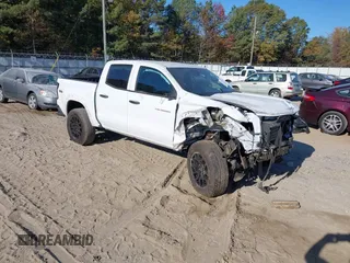 2023 Chevrolet Colorado 4WD Trail Boss with VIN 1GCPTEEK9P1245719, listed as a IAAI auction lot 40695339 with Not Provided miles. Bid and sale history available at carsss.com. Image 1.