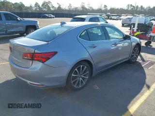 2015 Acura TLX V6 Tech with VIN 19UUB2F51FA017999, listed as a IAAI auction lot 41451757 with 123,619 mi miles. Bid and sale history available at carsss.com. Image 4.