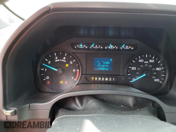 2022 Ford F-250 XL with VIN 1FT7W2A60NEC59187, listed as a Copart auction lot 41717955 with 77,080 mi miles and Salvage title. Bid and sale history available at DreamBid. Image 9.