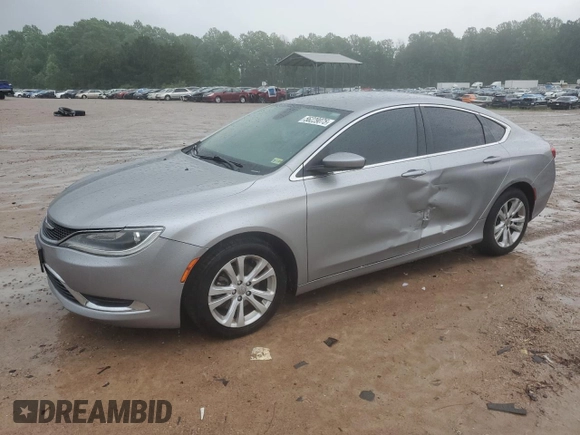 2015 Chrysler 200 Limited with VIN 1C3CCCAB1FN671201, listed as a Copart auction lot 56229075 with 240,888 mi miles and Salvage title. Bid and sale history available at DreamBid. Image 1.