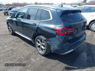 2022 BMW X3 xDrive30i with VIN 5UX53DP00N9K52214, listed as a IAAI auction lot 42031394 with 36,967 mi miles and . Bid and sale history available at DreamBid. Image 3.