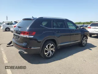 2022 Volkswagen Atlas SEL with VIN 1V2BP2CA9NC519850, listed as a Copart auction lot 61124825 with 26,243 mi miles and Salvage title. Bid and sale history available at DreamBid. Image 3.