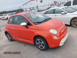 2013 FIAT 500e with VIN 3C3CFFGE1DT750990, listed as a IAAI auction lot 41626153 with 36,079 mi miles. Bid and sale history available at carsss.com. Image 1.