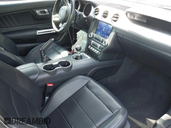 2022 Ford Mustang EcoBoost with VIN 1FA6P8TH8N5100076, listed as a IAAI auction lot 42476425 with 44,011 mi miles and . Bid and sale history available at DreamBid. Image 5.