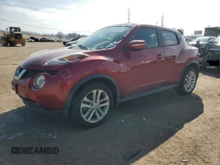 2015 Nissan Juke SV with VIN JN8AF5MV4FT553381, listed as a Copart auction lot 46249165 with 76,720 mi miles and Non repairable. Bid and sale history available at DreamBid. Image 1.