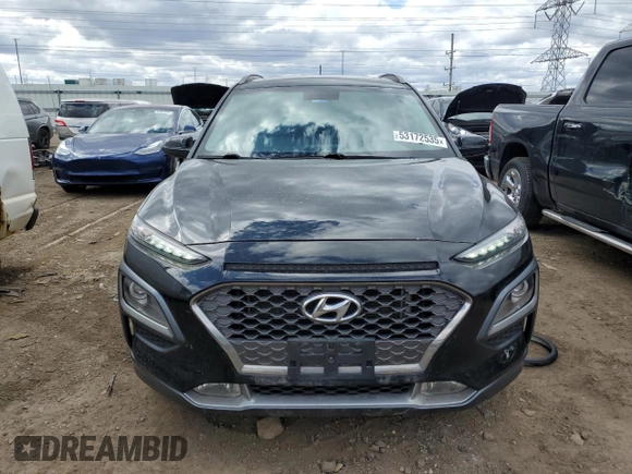 2018 Hyundai Kona Limited with VIN KM8K33A53JU094277, listed as a Copart auction lot 53172535 with 115,348 mi miles and Clean Title. Bid and sale history available at carsss.com. Image 5.