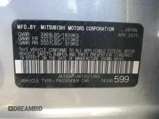 2015 Mitsubishi Lancer ES with VIN JA32U2FU4FU021260, listed as a Copart auction lot 77233514 with 99,548 mi miles and Salvage Title. Bid and sale history available at carsss.com. Image 14.