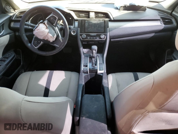 2018 Honda Civic EX with VIN 2HGFC2F77JH507767, listed as a Copart auction lot 50453785 with 153,104 mi miles and Salvage Title. Bid and sale history available at DreamBid. Image 8.