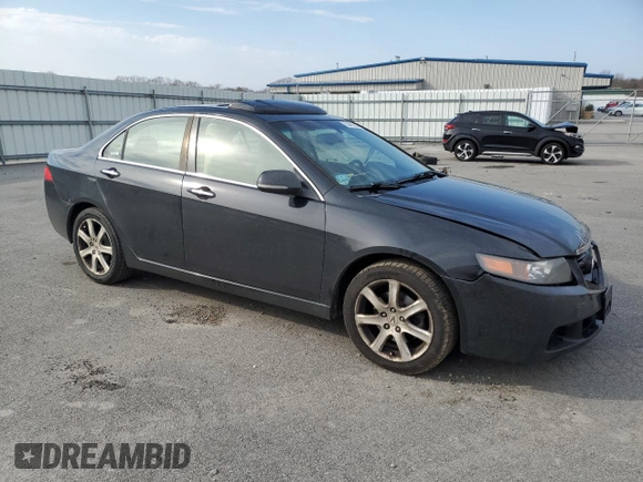 2005 Acura TSX with VIN JH4CL96875C025150, listed as a Copart auction lot 53422535 with 122,946 mi miles and Clean Title. Bid and sale history available at carsss.com. Image 4.