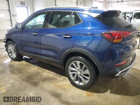 2023 Buick Encore GX Essence with VIN KL4MMGSL6PB096196, listed as a Copart auction lot 43538065 with 14,523 mi miles and Salvage title. Bid and sale history available at DreamBid. Image 2.