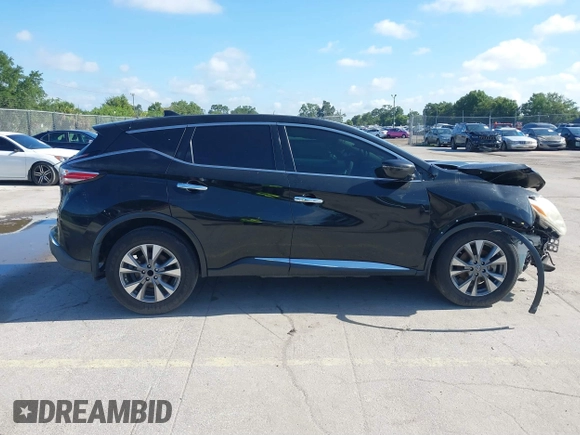 2016 Nissan Murano SV z VIN 5N1AZ2MG4GN150926, wystawiony jako IAAI lot #39758067 z przebiegiem 158 513 mil mil oraz . Historia ofert i sprzedaży dostępna na DreamBid. Obrazek 12.